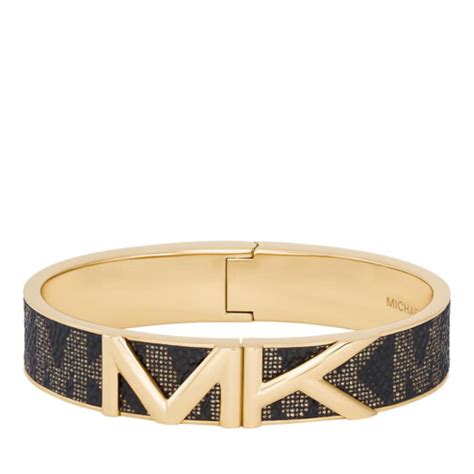 michael kors gold tone buckle bangle|Michael Kors gold bracelet sale.